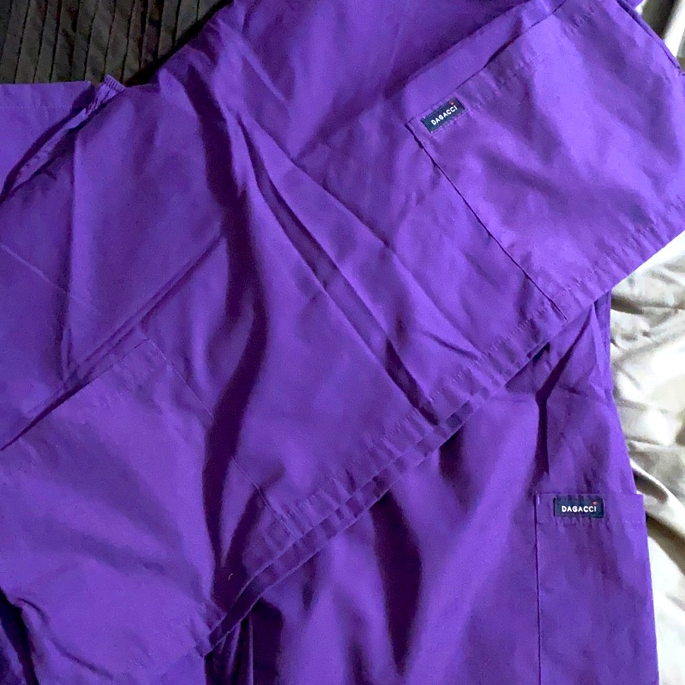 Purple Scrub Set
